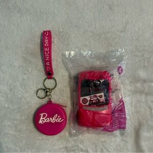 Barbie Pink Keychain Set with Happy Meal Toy Barbie Life In The Dreamhouse